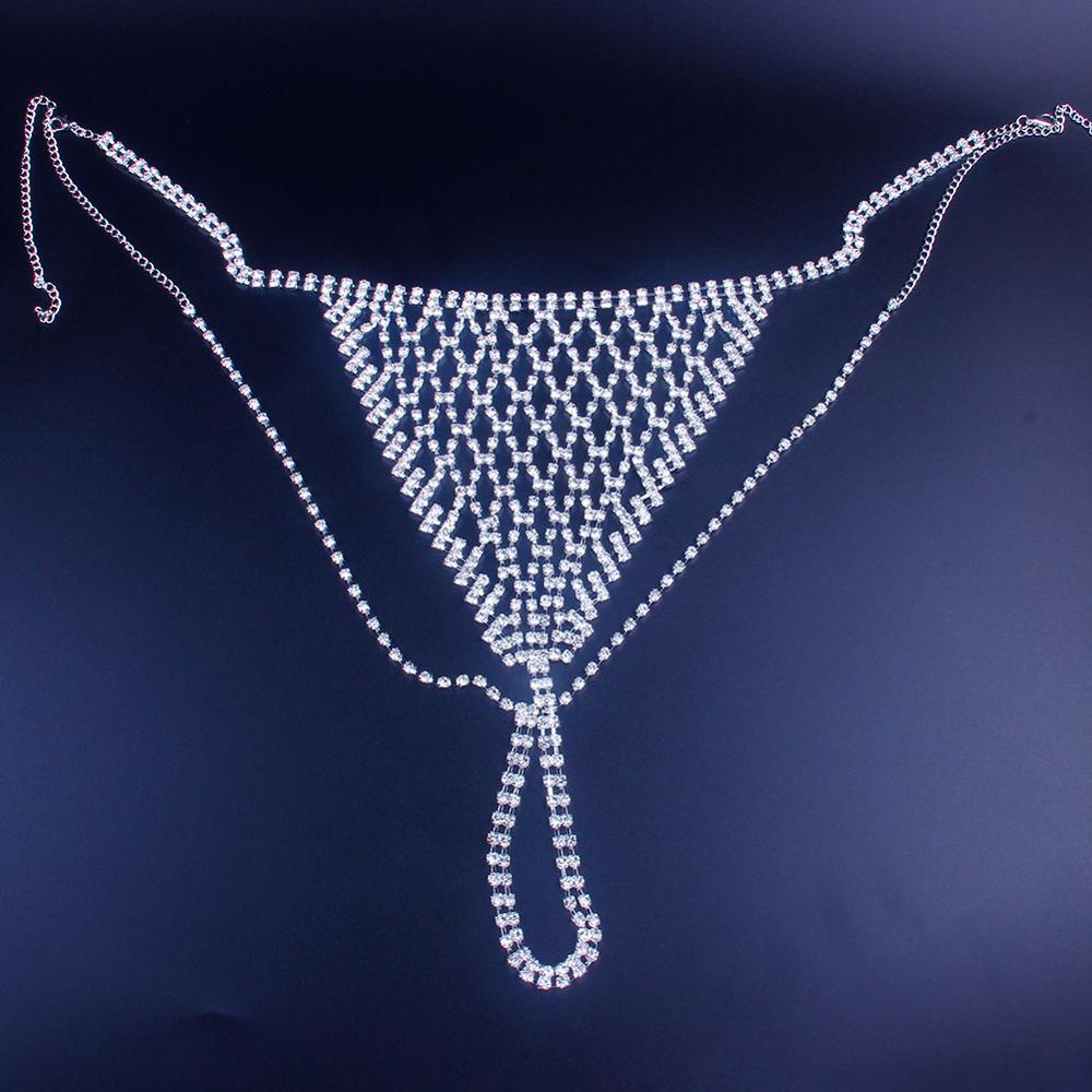 Stonefans Mesh Rhinestone Body - Thong Bikini Women avis et prix
