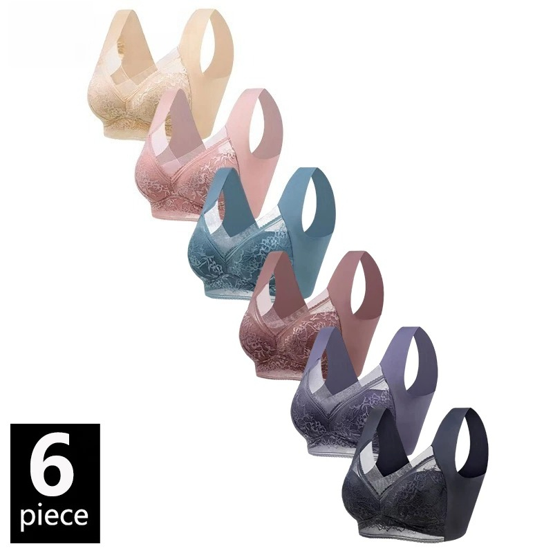 6PCS Women Wireless Push Up Br - Push Up Bra Padded avis et prix