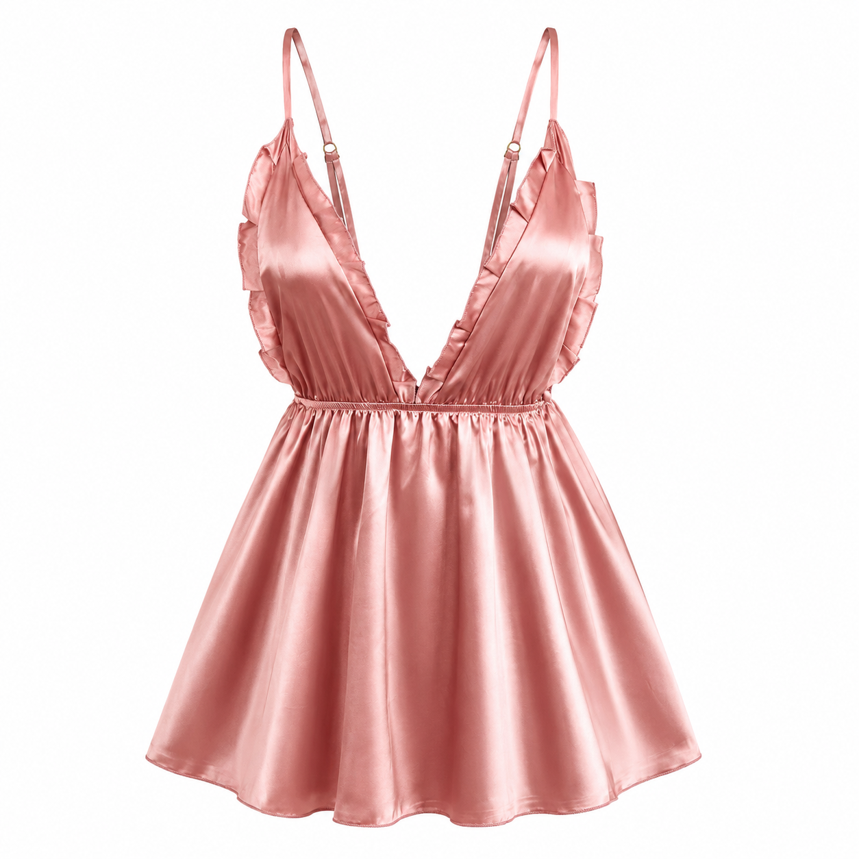 Satin Babydoll Nightgown for W - Babydoll Chemise Night avis et prix