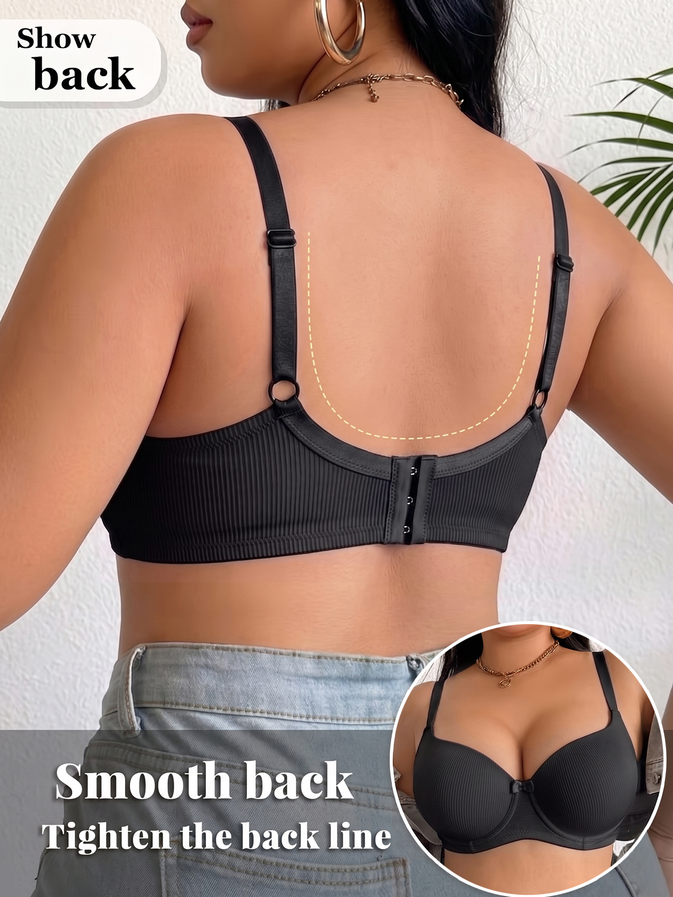 Plus Size Anti-Sagging Women B - Push Up Bra Padded avis et prix