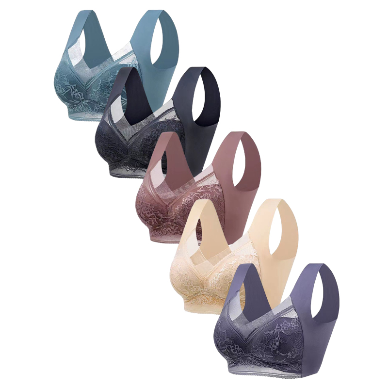 5PCS Plus Size Bras Women Lace - Bralette Wireless Soft avis et prix