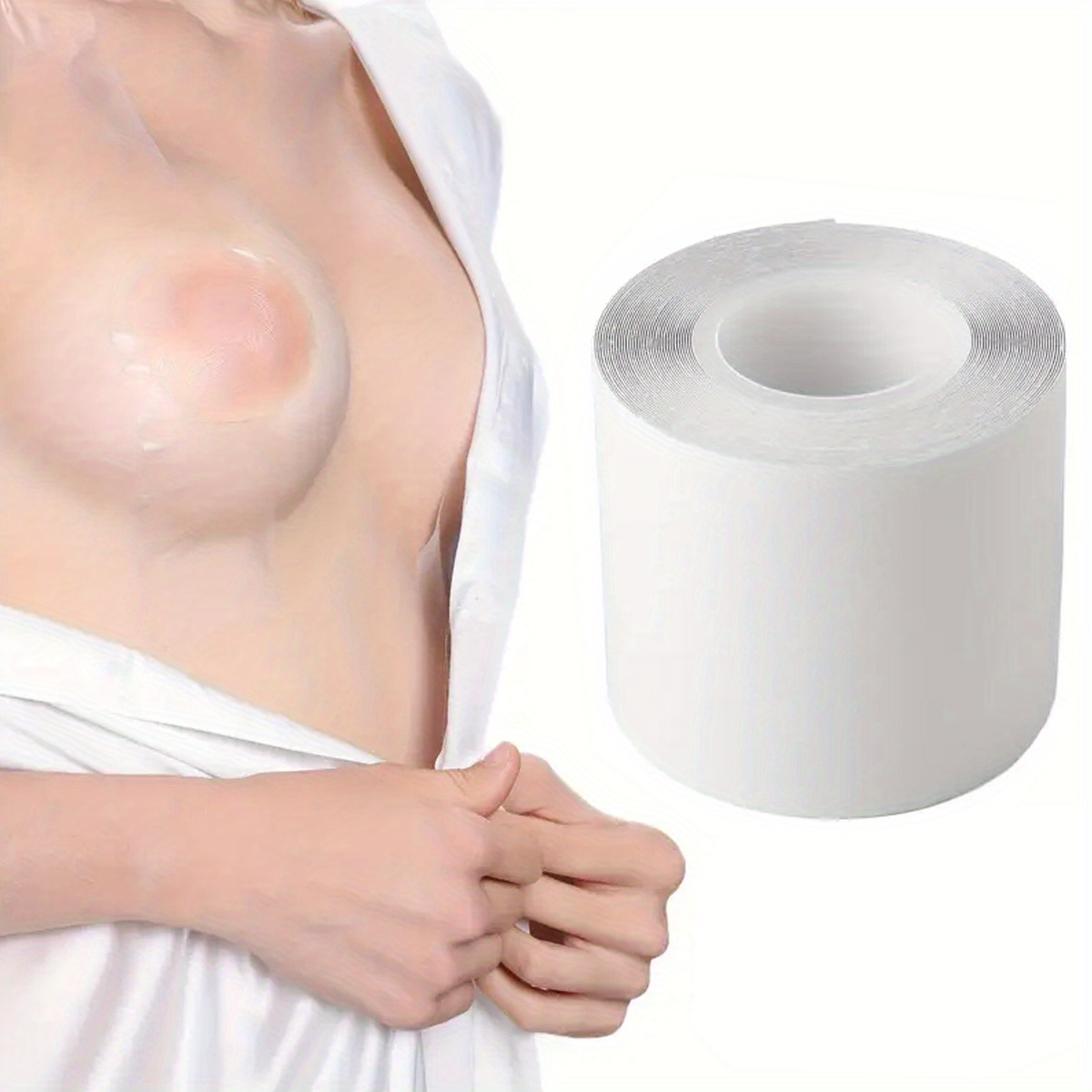 Skin Friendly Invisible Boob T - Nipple Cover Pasties avis et prix