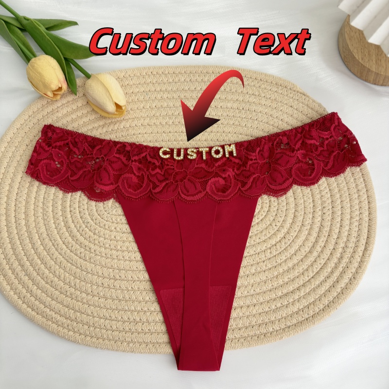 Personalized Custom Thong Name - Thong Bikini Women avis et prix