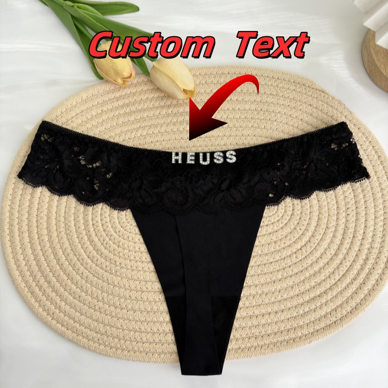 Personalized Custom Thong Name - Thong Bikini Women avis et prix