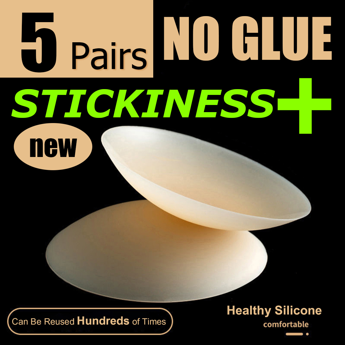 5 Pairs More Sticky 10cm No Tr - Nipple Cover Pasties avis et prix
