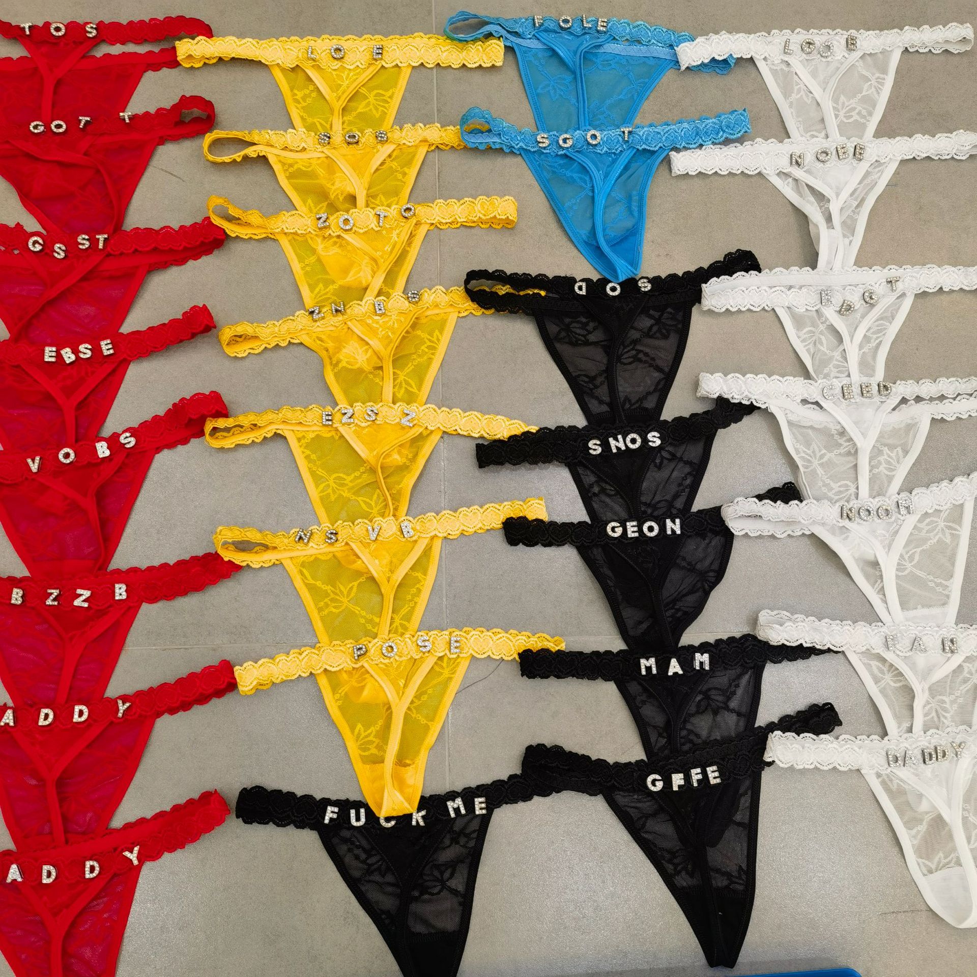 Customize Thongs Crystal Name  - Thong Bikini Women avis et prix