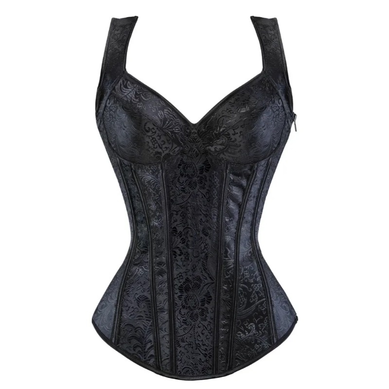 Women Floral Print Corset Top  - Shapewear Bodysuit Firm avis et prix