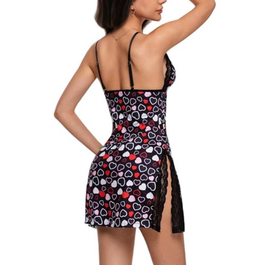 Night Gowns for Women V Neck L - Babydoll Chemise Night avis et prix