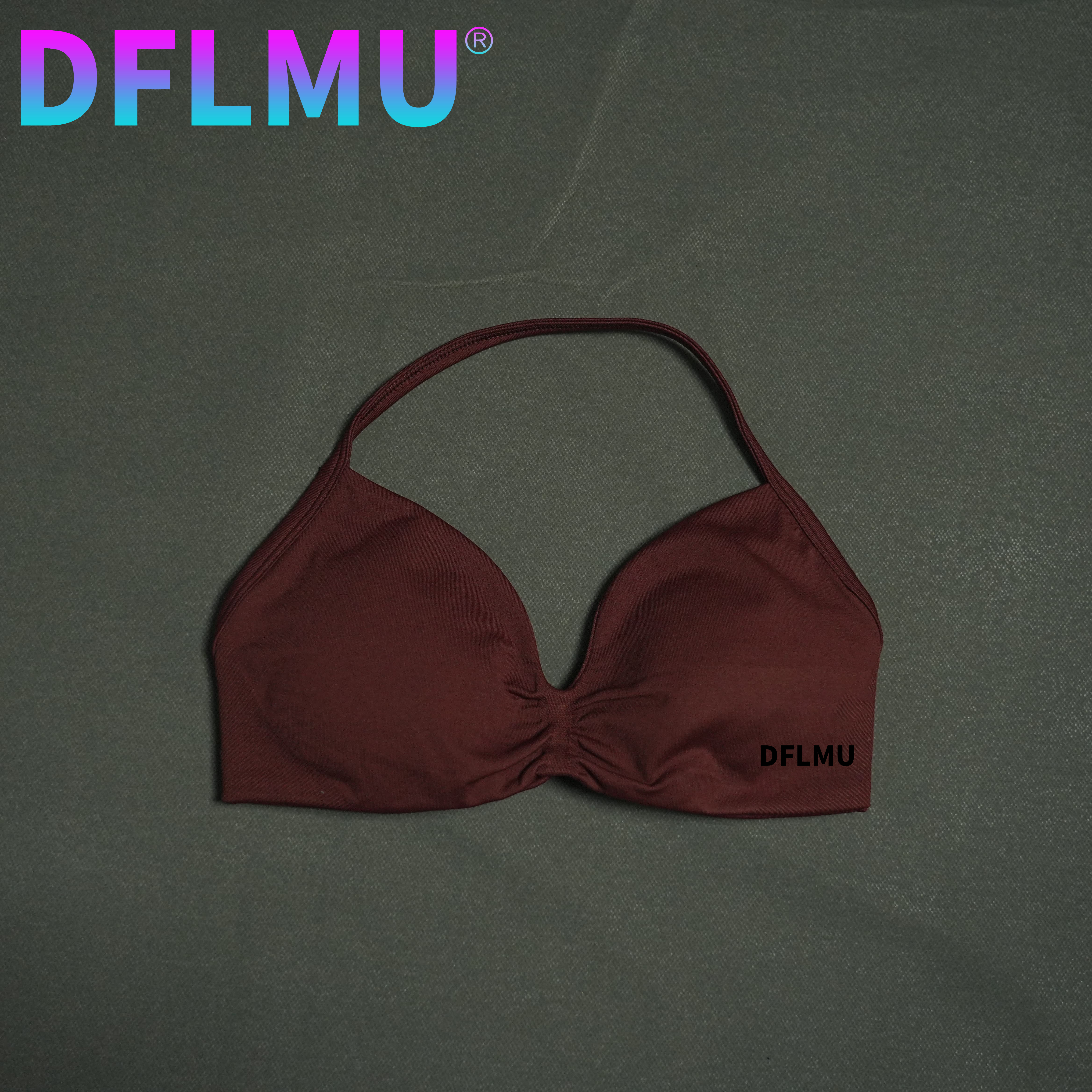 DFLMU Women Halter Sports Bra  - Push Up Bra Padded avis et prix