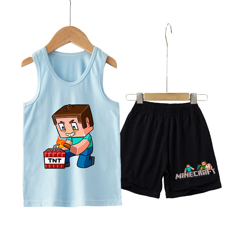 Minecrafted Children Vest+shor - Boyshort Underwear avis et prix