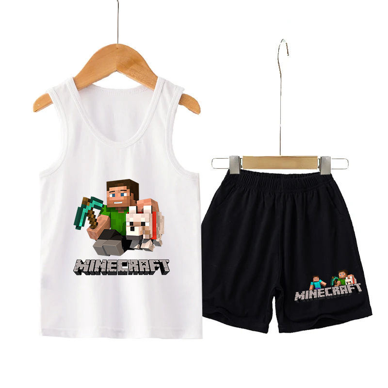Minecrafted Children Vest+shor - Boyshort Underwear avis et prix