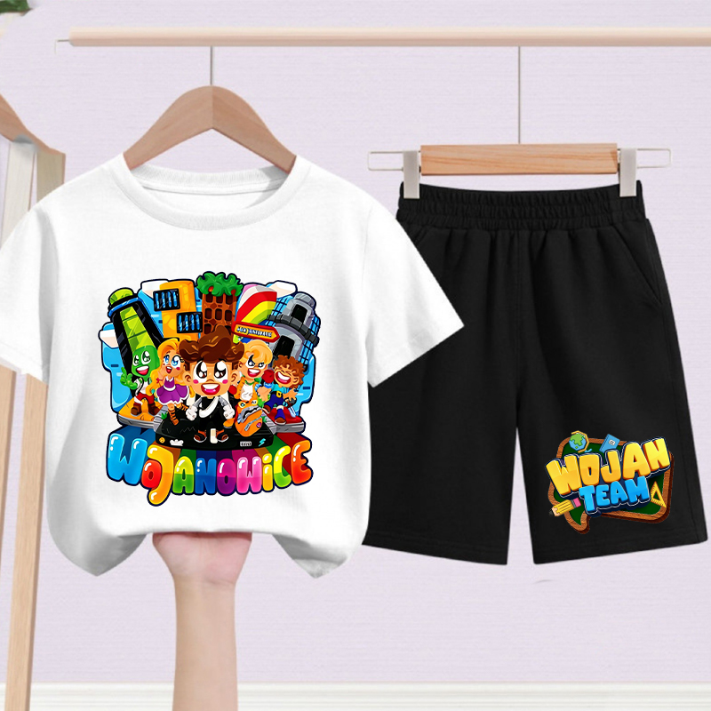 2pcs Wojan Team Kids T-shirts  - Boyshort Underwear avis et prix
