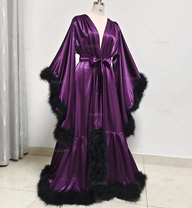 Customized Bathrobe for Women  - Robe Silk Women avis et prix