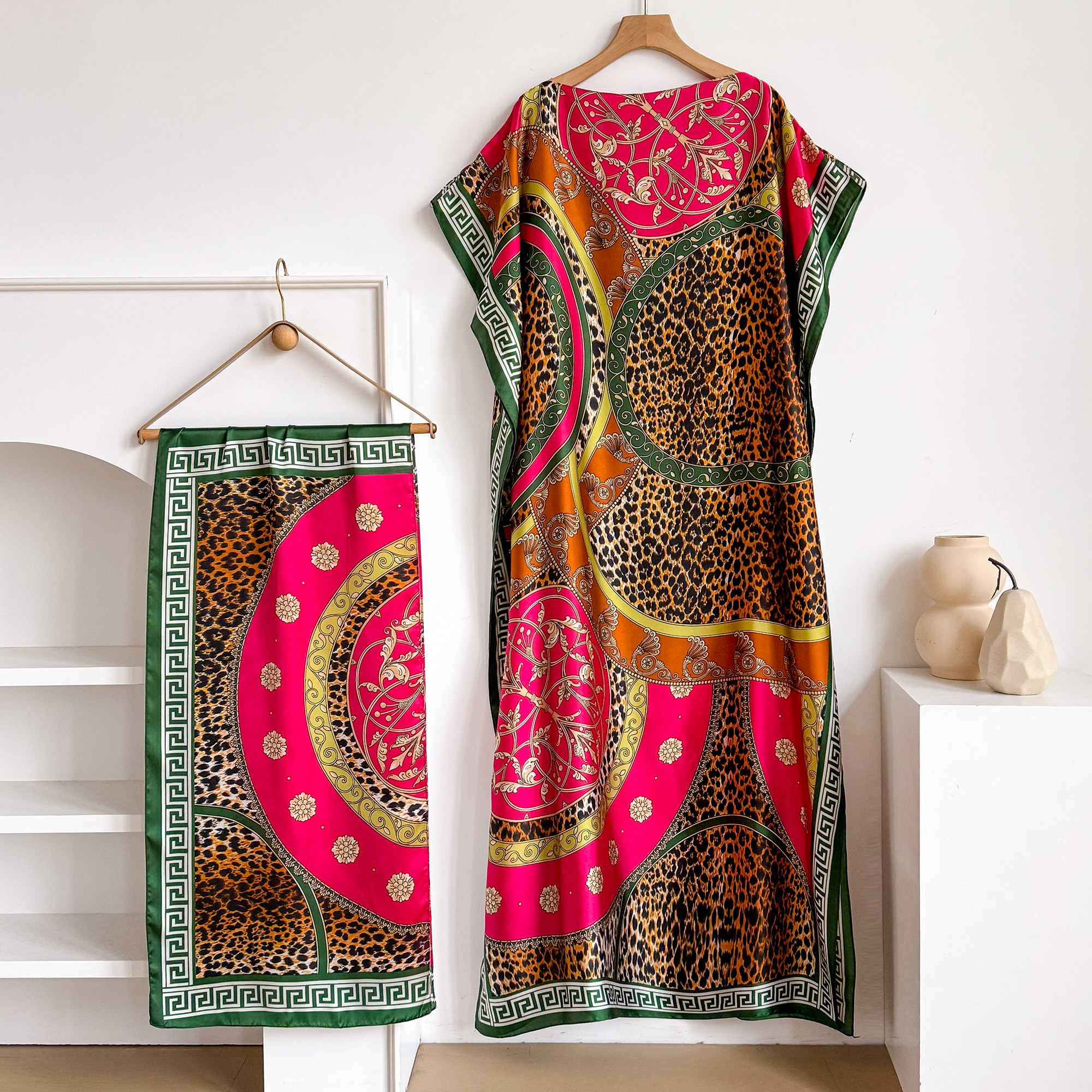 Summer Fashion Oversize Africa - Robe Silk Women avis et prix