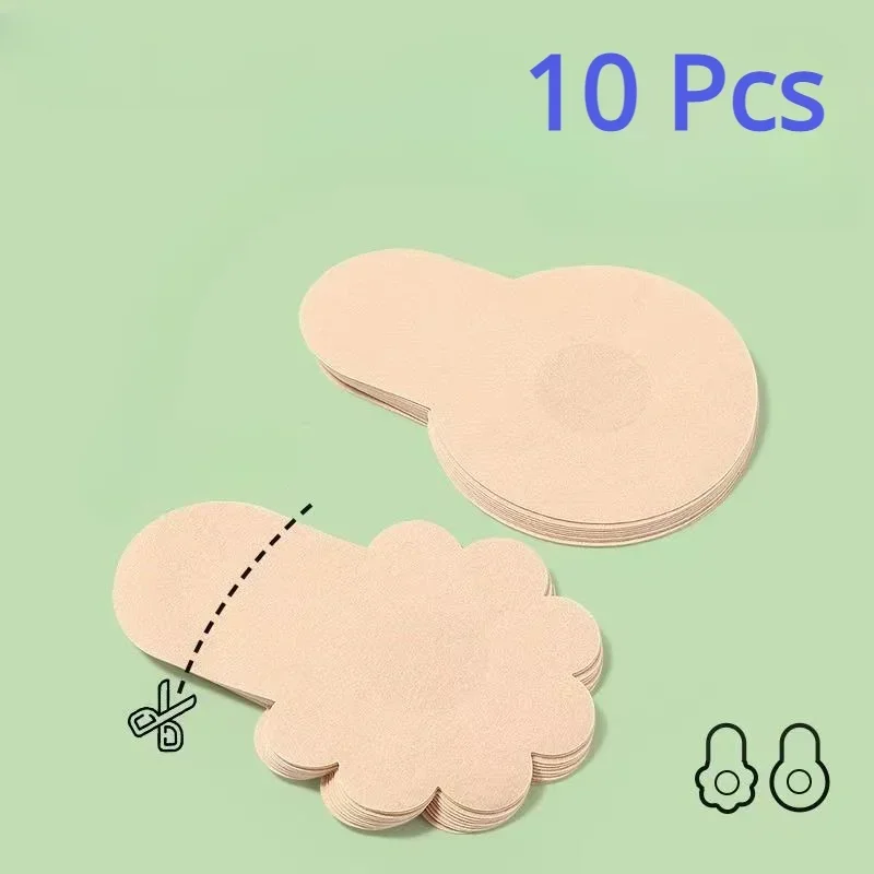 10pcs Women's Invisible Breast - Nipple Cover Pasties avis et prix