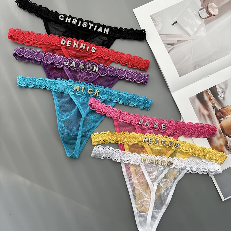Personality Custom Thong Name  - Thong Bikini Women avis et prix