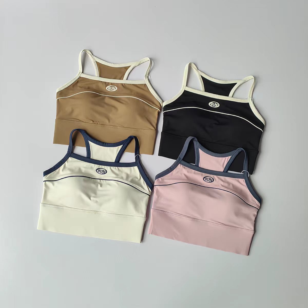 Women Color Block Sports Bra w - Push Up Bra Padded avis et prix