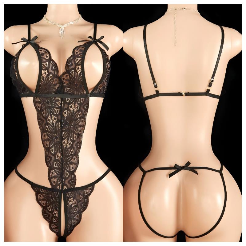 Open Bra Lingerie Set Erotic U - Bodystocking Fishnet avis et prix