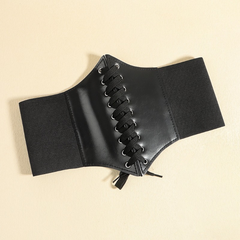 Fashion Corset Wide Belts Faux - Corset Waist Cinch avis et prix