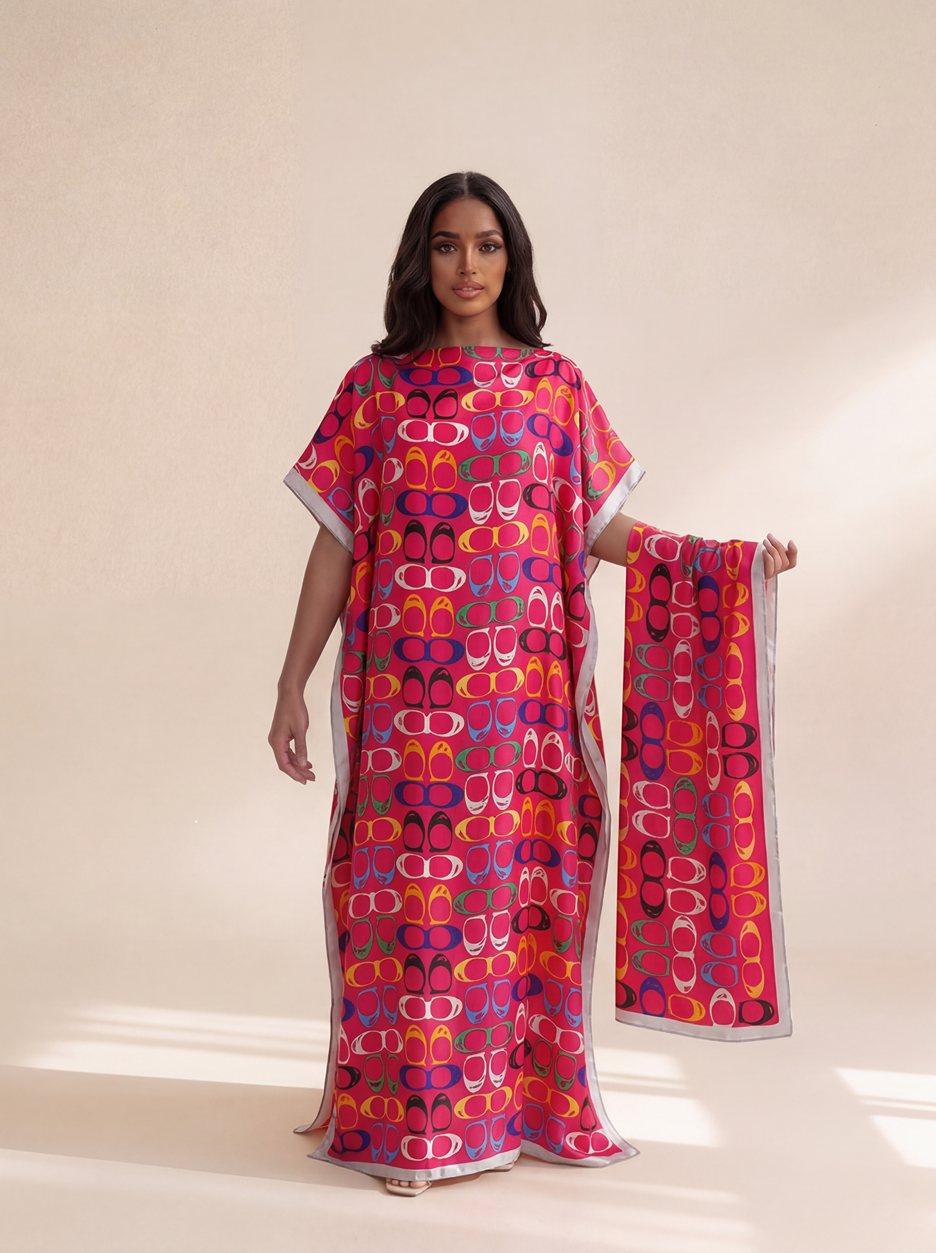 New Style Long Loose Silk Blen - Robe Silk Women avis et prix