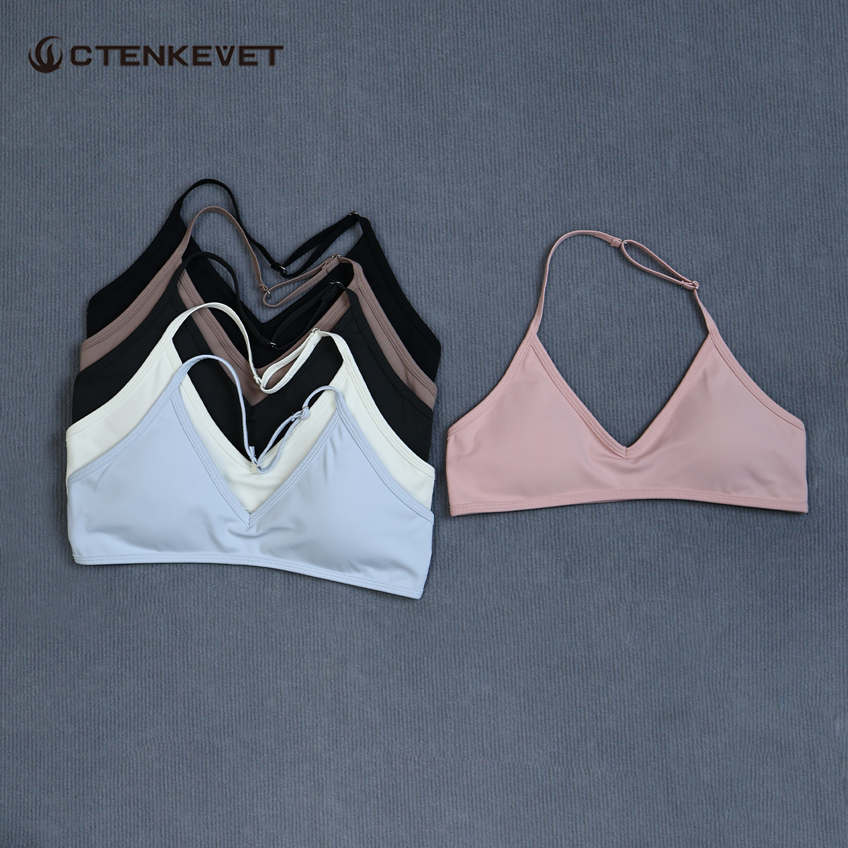 Women's Summer Halter Neck Pad - Sports Bra High Impact avis et prix