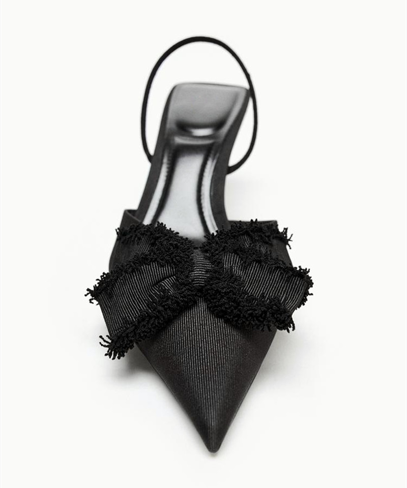 Fashion Black Satin Butterfly  - Slip Dress Satin avis et prix