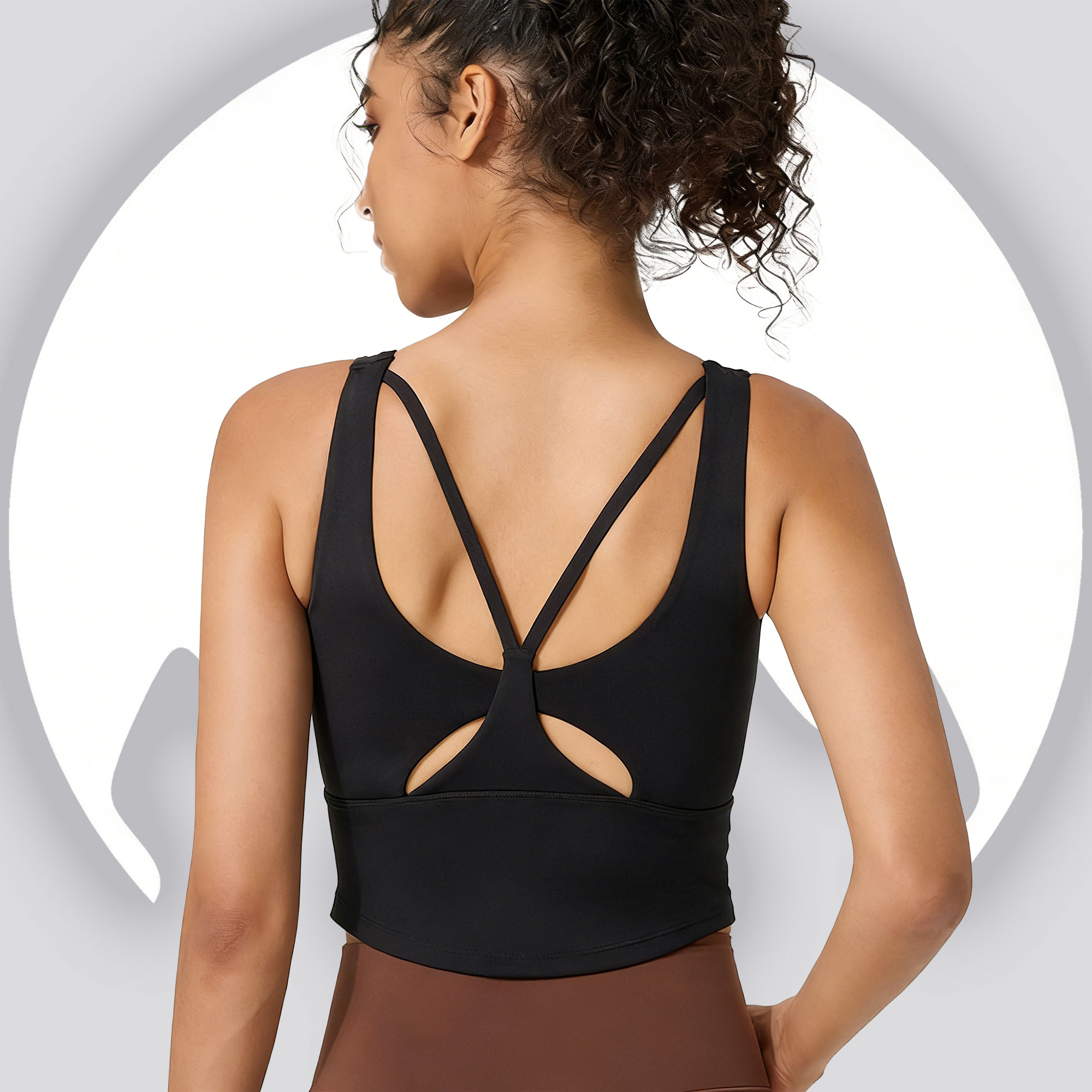 Women's Fixed Cup Yoga Sports  - Sports Bra High Impact avis et prix