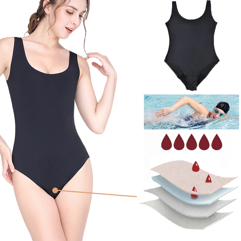 Menstrual Swimsuit Women 4 Lay - Period Panty Absorbent avis et prix