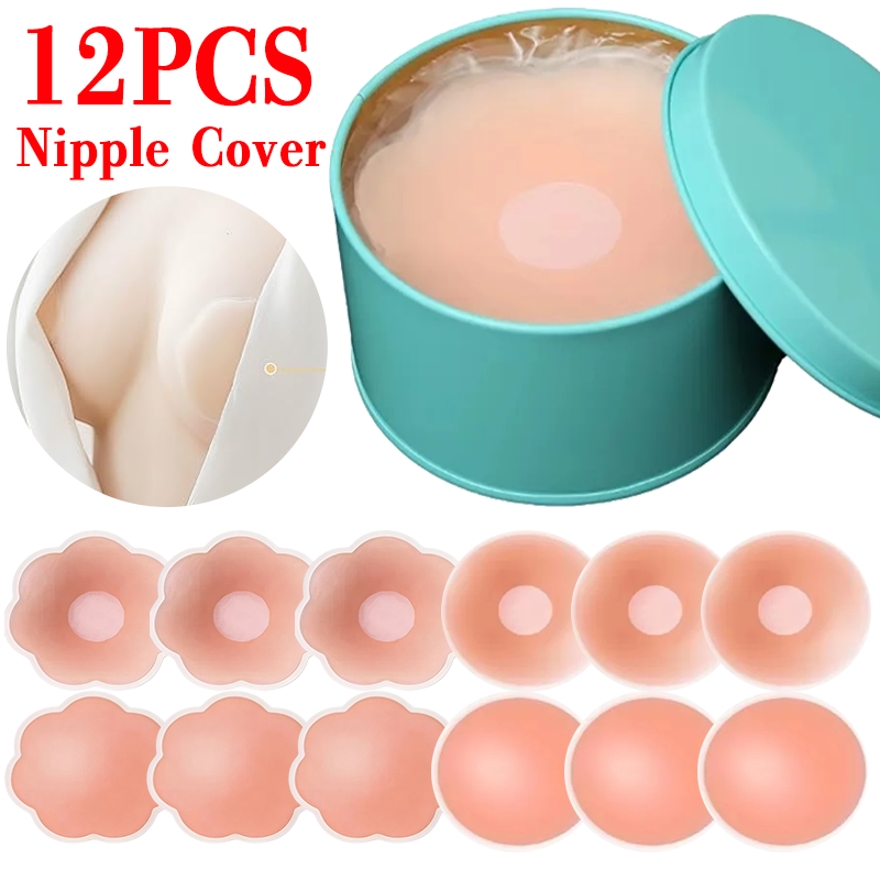 6/12PCS Invisible Self Adhesiv - Silicone Bra Adhesive avis et prix