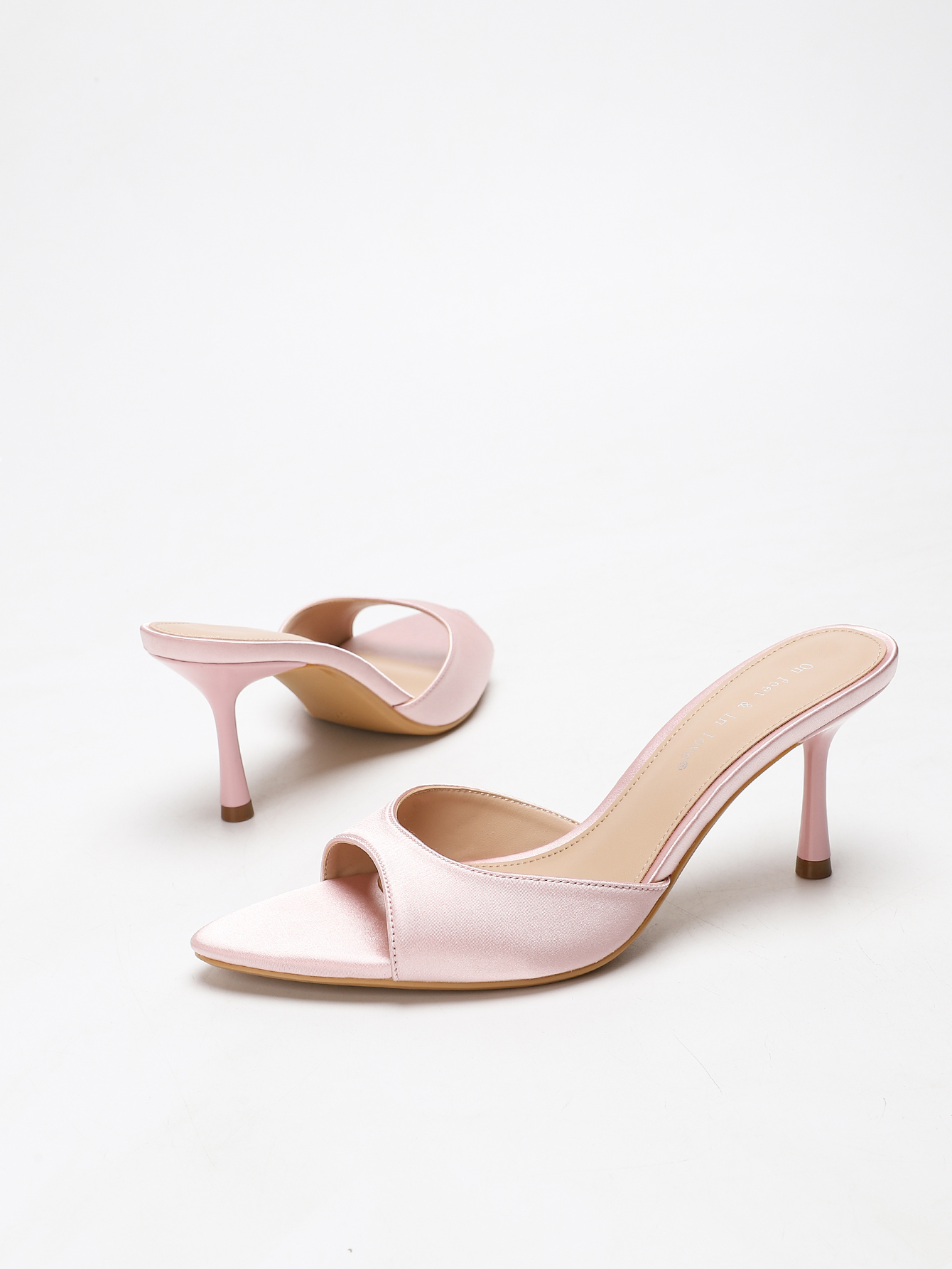 Women's Satin Pointed Toe Stil - Slip Dress Satin avis et prix