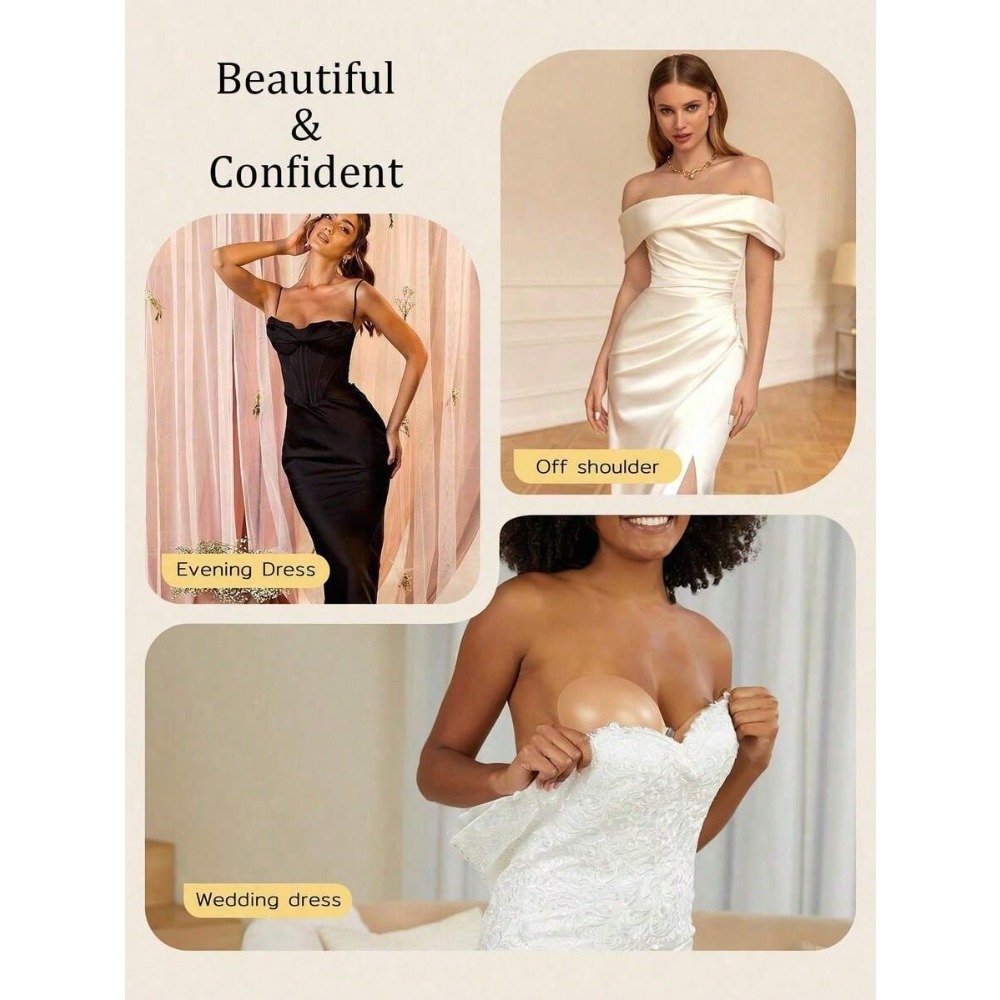 Waterproof Silicone Invisible  - Strapless Bra Backless avis et prix
