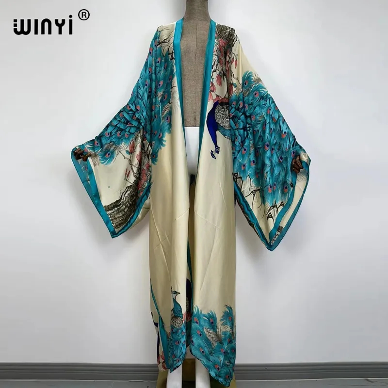 WINYI 2022 Summer Women Cardig - Robe Silk Women avis et prix