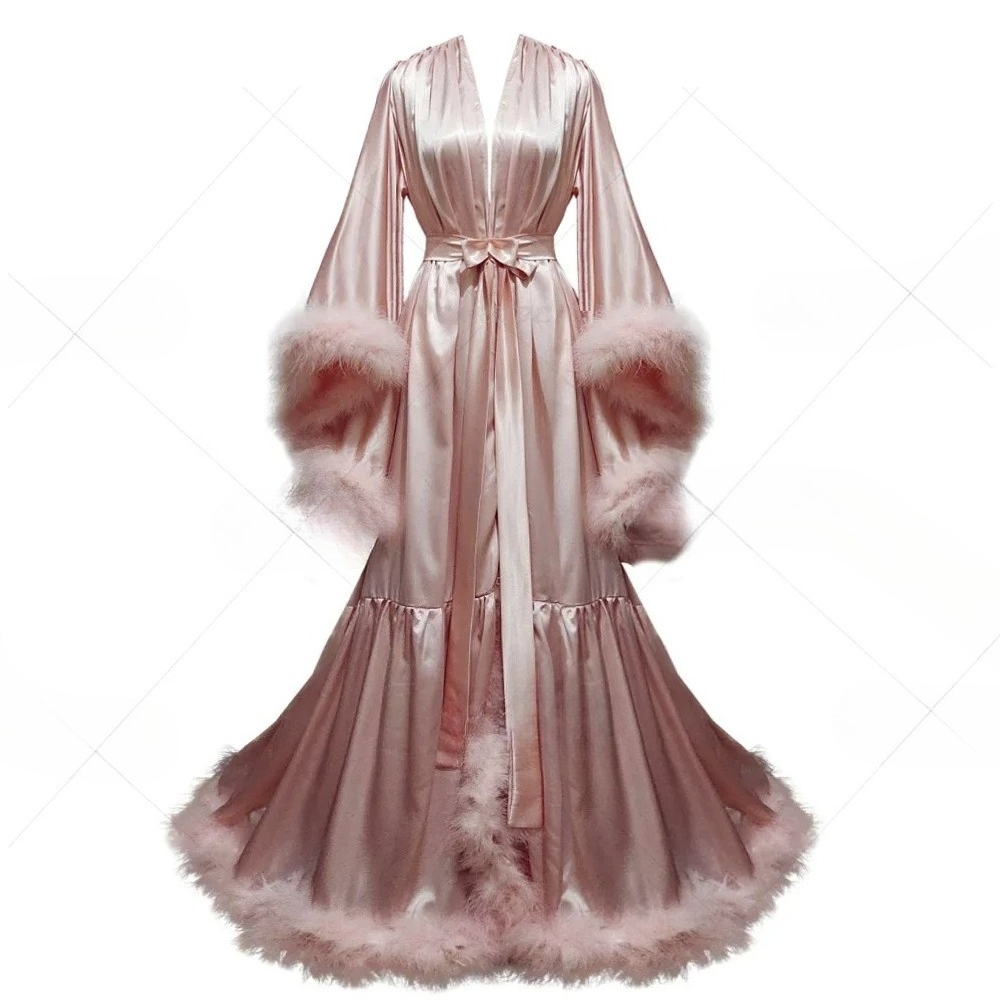 Customized Bathrobe for Women  - Robe Silk Women avis et prix