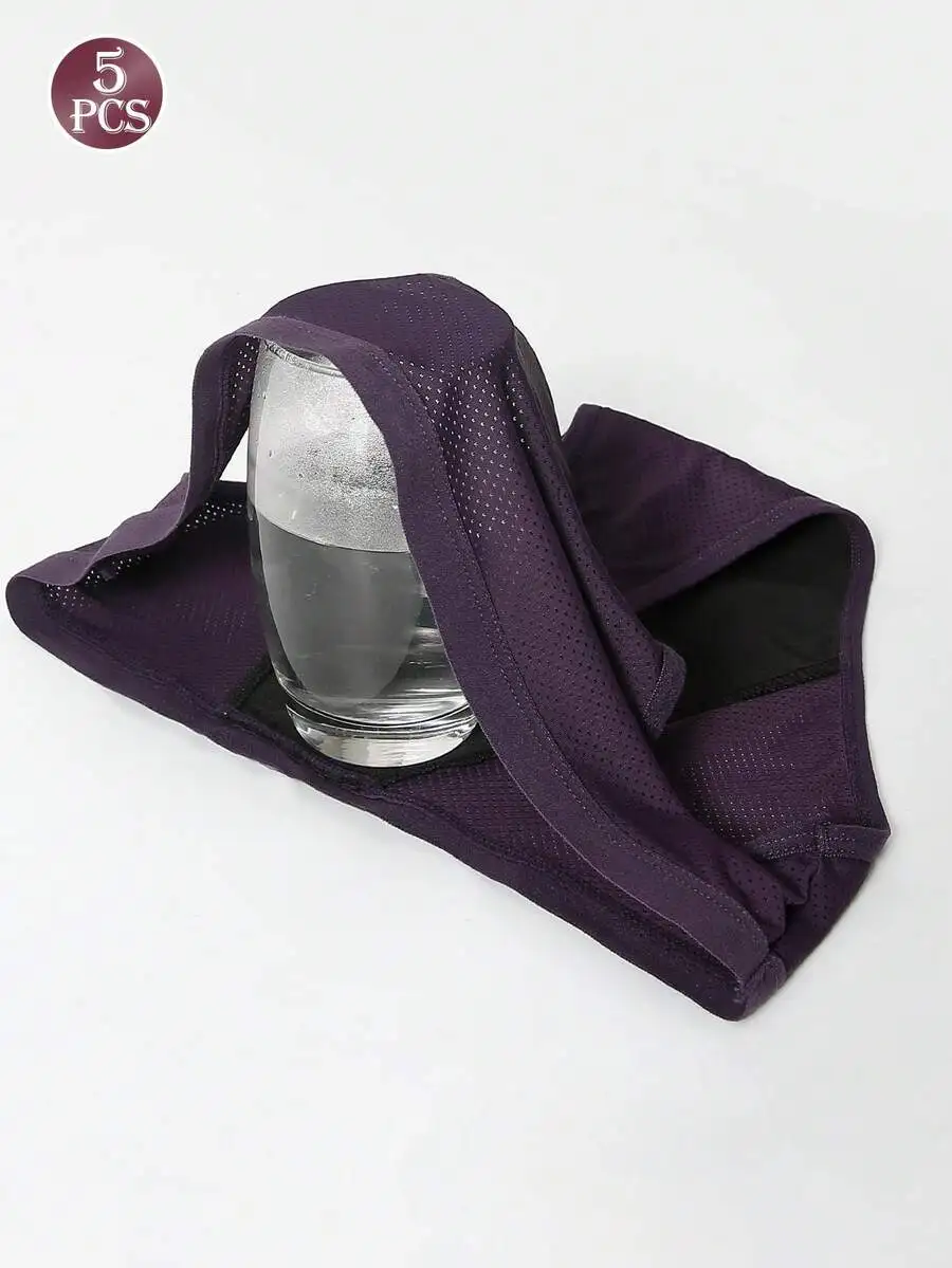 5 Pcs Women Solid Color Absorb - Period Panty Absorbent avis et prix