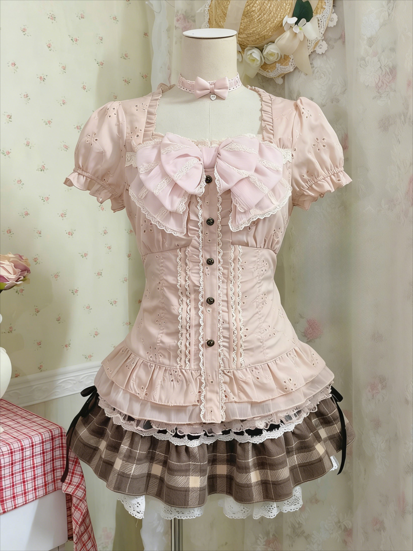 Japanese Sweet Three Piece Set - Cami Top Lace avis et prix